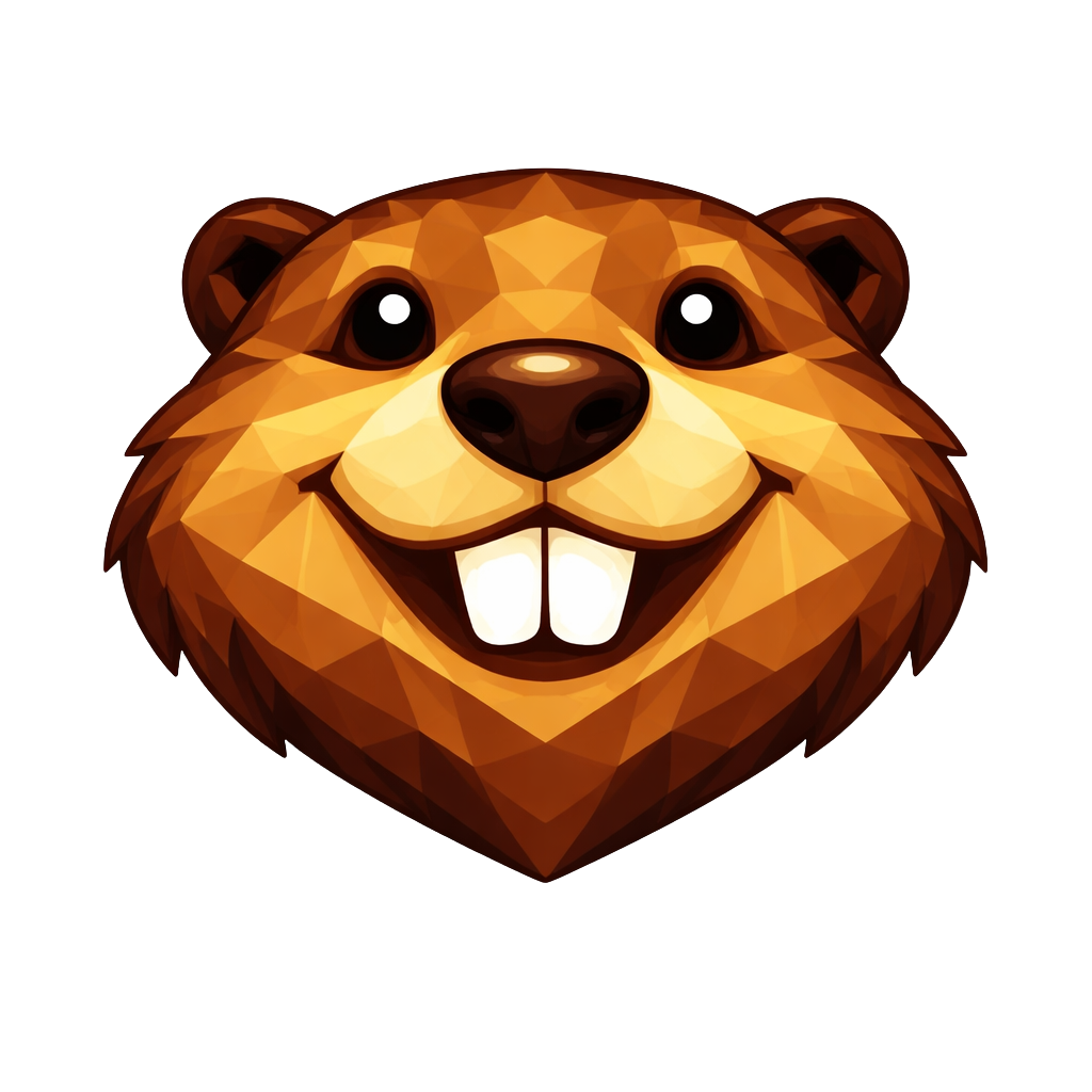 PAULI, der Biber, Maskottchen von esp WORKS